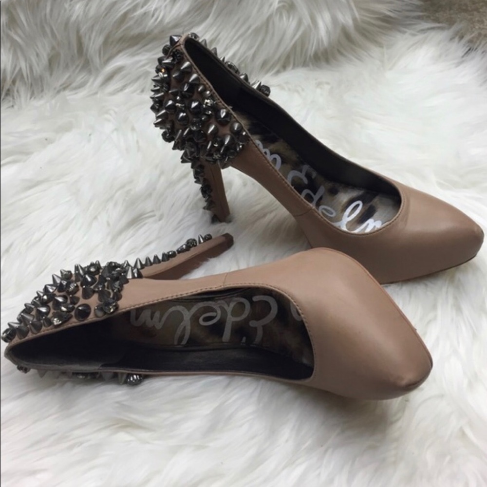 Sam Edelman Studded Heels - Picture 2 of 3